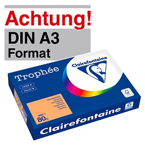 3329680188004 - Kopierpapier Trophée mandarin DIN A3 80 gm² 500 Blatt 3329680188004 500 Blatt