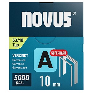 4009729080405 - 5000 novus Tackerklammern 53 10 Feindraht superhart 53 10