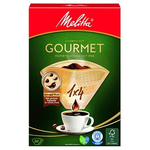 80 Melitta GOURMET 1x4 Kaffeefilter