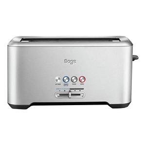 9312432030267 - Sage Appliances STA730 The Bit More 4 Slice 4-Schlitz-Toaster silber 9312432030267 - Sage Appliances STA730 The Bit More 4 Slice 4-Schlitz-Toaster silber