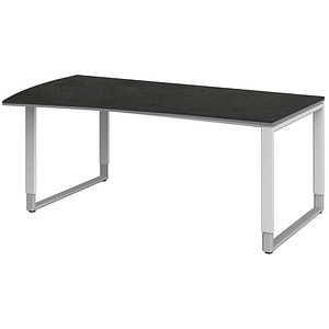 4004479842181 - röhr Imperia höhenverstellbarer Schreibtisch quarzit Trapezform Kufen-Gestell weiß 1800 x 800 1000 cm 4004479842181 - röhr Imperia höhenverstellbarer Schreibtisch quarzit Trapezform Kufen-Gestell weiß 1800 x 800 1000 cm