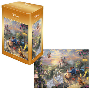 4001504599263 - Thomas Kinkade Studios Disney - Beauty and the Beast in der Nostalgie Metalldose Puzzle 4001504599263 - Thomas Kinkade Studios Disney - Beauty and the Beast in der Nostalgie Metalldose Puzzle