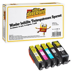 4250073827868 - pigmentschwarz schwarz cyan magenta gelb Druckerpatronen kompatibel zu Canon PGI-570XL PGBK CLI-571XL BK C M Y 4er-Set 4250073827868 - pigmentschwarz schwarz cyan magenta gelb Druckerpatronen kompatibel zu Canon PGI-570XL PGBK CLI-571XL BK C M Y 4er-Set