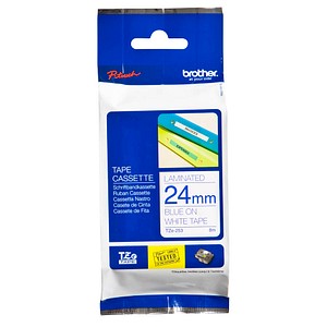 4977766685498 - Schriftband 24mm - Blau auf weiss - TZe - Wärmeübertragung - - PT-2430PC - PT-2700 - PT-2730 - PT-9600 - PT-9700PC - PT-9800PCN - 24 cm 4977766685498 - Schriftband 24mm - Blau auf weiss - TZe - Wärmeübertragung - - PT-2430PC - PT-2700 - PT-2730 - PT-9600 - PT-9700PC - PT-9800PCN - 24 cm