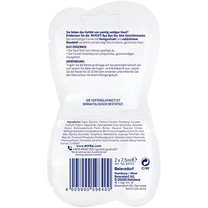 4005900598400 - NIVEA BYE BYE  Dry Skin Gesichtsmaske 150 ml