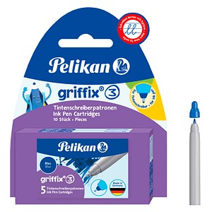 4012700960573 - Tintenschreiberpatronen Griffix® Blisterverpackung mit 2 x 5 Tintenschreiber-Patronen Blau