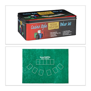 4052025227999 - Poker-Set TEXAS HOLDEM Kartenspiel 4052025227999 Relaxdays 4052025227999 - Poker-Set TEXAS HOLDEM Kartenspiel 4052025227999 Relaxdays