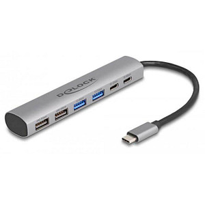 4043619642328 - 6 Port usb Hub mit 4 x usb Typ-A Buchse und 2 x usb Type-C™ Buchse (64232) - Delock 4043619642328 - 6 Port usb Hub mit 4 x usb Typ-A Buchse und 2 x usb Type-C™ Buchse (64232) - Delock