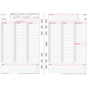 4004182088401 - Kalendereinlage 50236 Kalendarium 2 Seiten 1 Woche (A5) 2026 4004182088401 Chronoplan 4004182088401 - Kalendereinlage 50236 Kalendarium 2 Seiten 1 Woche (A5) 2026 4004182088401 Chronoplan
