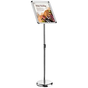 SPRINTIS Infoständer ELEVATE silber DIN A3 29,7 x 42,0 x 65,0 - 100,0 cm, 1 St.