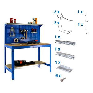 8425437072628 - Werkbank-Set SIMONWORK BT3 blau 1210 x 610 x 1445 cm 8425437072628 Simonrack 8425437072628 - Werkbank-Set SIMONWORK BT3 blau 1210 x 610 x 1445 cm 8425437072628 Simonrack