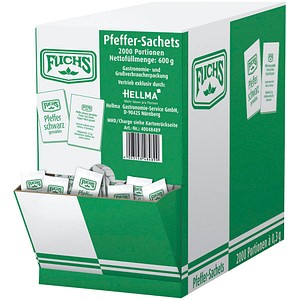 4003148484899 - Pfeffer schwarz gemahlen Portion 2000x03g 4003148484899 600 Gramm