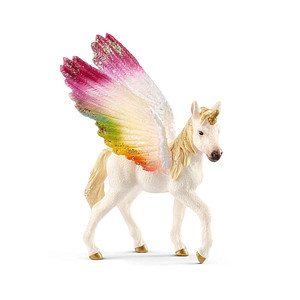 4059433469126 - bayala 70577 Geflügeltes Regenbogeneinhorn Fohlen Spielfigur 4059433469126 Schleich