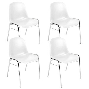5901747025712 - 4 Schalenstühle Beta weiß Kunststoff 5901747025712 4 Stück