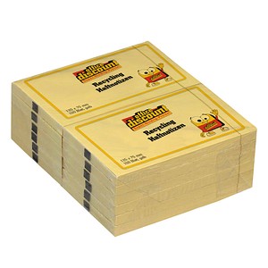 4250073820111 - Recycling Haftnotizen Standard gelb 12 Blöcke 4250073820111 - Recycling Haftnotizen Standard gelb 12 Blöcke