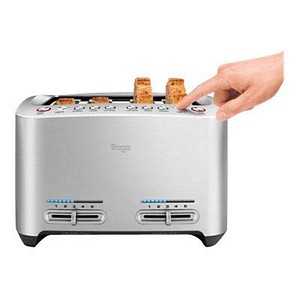 9312432030298 - Sage Appliances STA845 The Smart Toast 4 Slice 4-Schlitz-Toaster silber 9312432030298 - Sage Appliances STA845 The Smart Toast 4 Slice 4-Schlitz-Toaster silber