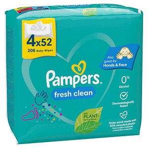 Pampers® Feuchttücher fresh clean, 208 St.