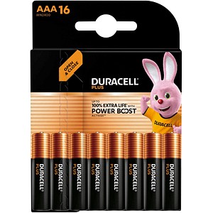 5000394177031 - 5V Batterien 1x16 Duracell Plus Power Boost MN2400 AAA Micro LR03 15V 151262 5000394177031