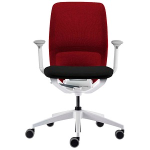 4049694007847 - Bürostuhl semotion net em-821 110 Stoff rot Gestell grau