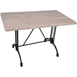 4041908126962 - MORENA Bistrotisch Holz hellbraun 1100 x 700 x 740 cm 4041908126962 Garden Pleasure