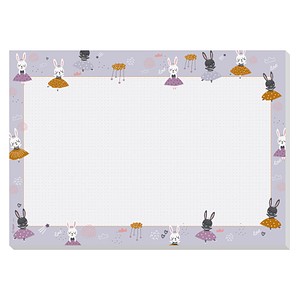 4004360766909 - SIGEL Schreibtischunterlage Bunny Ballerinas flieder Papier 420 x 297 cm 300 Blatt 4004360766909 - SIGEL Schreibtischunterlage Bunny Ballerinas flieder Papier 420 x 297 cm 300 Blatt