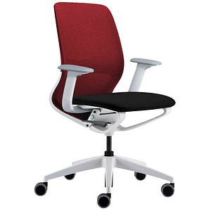 4049694007847 - Bürostuhl semotion net em-821 110 Stoff rot Gestell grau