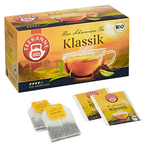 4009300016878 - Bio Schwarzer Tee Klassik Bio-Tee 20 Portionen 4009300016878 TEEKANNE 35 Gramm 4009300016878 - Bio Schwarzer Tee Klassik Bio-Tee 20 Portionen 4009300016878 TEEKANNE 35 Gramm