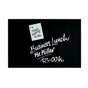 4013695057095 - Magnetoplan Glas-Magnetboard HOLTZ OFFICE SUPPORT (B x H) 400 mm x 600 mm Schwarz 13402012