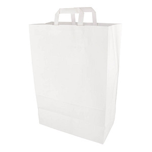 4002911864524 - Tragetaschen Papier 44 cm x 32 cm x 17 cm weiß mit Tragegriff 86452 4002911864524 86452 50 Stück