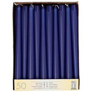 4002911179659 - Kerzen 17965 dunkelblau 250x22mm (HxØ) ca 7 Stunden Brenndauer 4002911179659 50 Stück 4002911179659 - Kerzen 17965 dunkelblau 250x22mm (HxØ) ca 7 Stunden Brenndauer 4002911179659 50 Stück