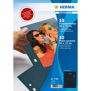 4008705077866 - 7786 Archivierung -Foto- fotophan 10x15 quer 10 Blatt schwarz            7786 7786 4008705077866