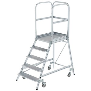 4031405501058 - MUNK Günzburger Steigtechnik Guenzburger Steigtechnik 50105 Aluminium Podestleiter Arbeitshöhe (max) 32 m Silber 35 kg 4031405501058 - MUNK Günzburger Steigtechnik Guenzburger Steigtechnik 50105 Aluminium Podestleiter Arbeitshöhe (max) 32 m Silber 35 kg