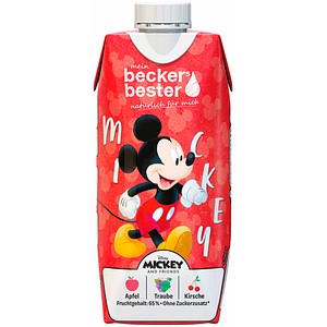 4001716771211 - Mickey & Minnie Apfel-Traube-Kirsche Fruchtsaftgetränk 12 x 033 l