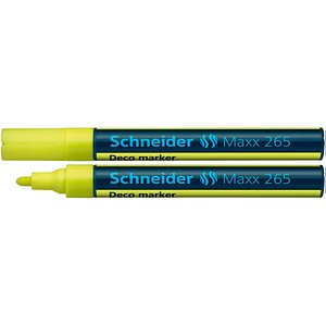 Schneider Maxx 265 Kreidemarker gelb 2,0 - 3,0 mm Schneider Maxx 265 Kreidemarker gelb 2,0 - 3,0 mm