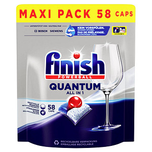 Calgonit finish POWERBALL QUANTUM ALL IN 1 Spülmaschinentabs 58 St.