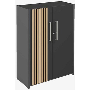 Kerkmann Aktenschrank Oxford, 13000135 anthrazit 80,0 x 36,0 x 111,0 cm, 1 St.