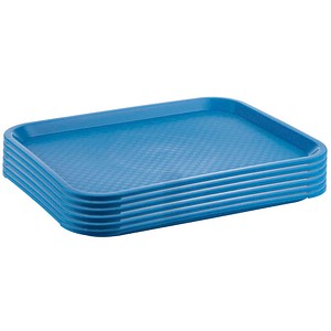 APS Tablett blau rechteckig 35,0 x 27,0 cm, 1 St.