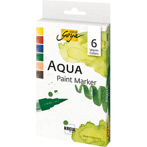 4000798118839 - 6 SOLO Goya Warm Color Aquarellmarker farbsortiert 4000798118839 6 Stück 4000798118839 - 6 SOLO Goya Warm Color Aquarellmarker farbsortiert 4000798118839 6 Stück
