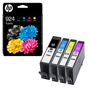 0196548697526 - Hp 924   6C3Z1NE 4er-Pack Original Druckerpatrone Schwarz Bunt cmyk Instant Ink (6C3Z1NE) - Hewlett Packard