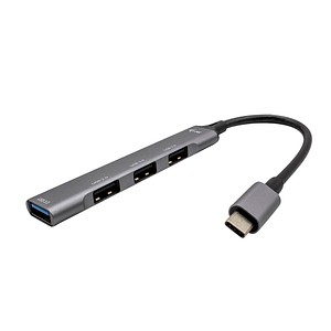 8595611704840 - USB-C Metal HUB 1x USB 30 + 3x USB 20 USB-Hub 8595611704840 - USB-C Metal HUB 1x USB 30 + 3x USB 20 USB-Hub