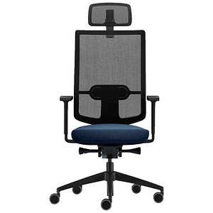 4049694007670 - Bürostuhl sedo pro light 2 AP-896 012 Stoff blau Gestell schwarz