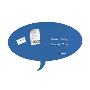 8427951021526 - Whiteboard Skinshape Whiteboard100x150 bu 1000 x 1500 cm blau Stahl