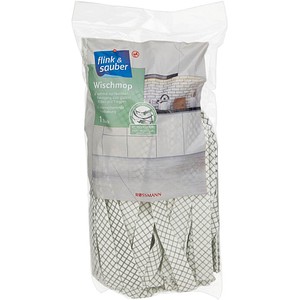 4305615395845 - flink & sauber Wischmopp-Ersatzkopf Polyester 60 °C waschbar 1 St