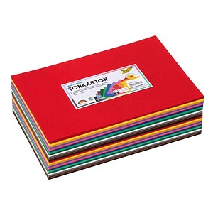 4001868155754 - Tonpapier farbsortiert 180 g qm 300 Blatt