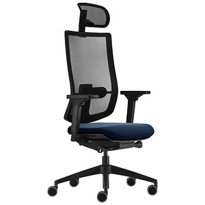 4049694007670 - Bürostuhl sedo pro light 2 AP-896 012 Stoff blau Gestell schwarz