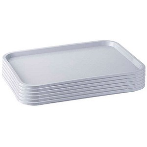 APS Tablett grau rechteckig 53,0 x 32,5 cm, 1 St.