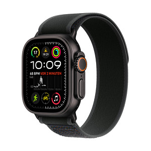 Apple Watch Ultra 2 49 mm (GPS + Cellular) Trail Loop S/M  schwarz