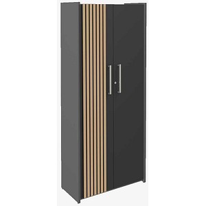 Kerkmann Aktenschrank Oxford, 13000335 anthrazit 80,0 x 36,0 x 183,0 cm, 1 St.