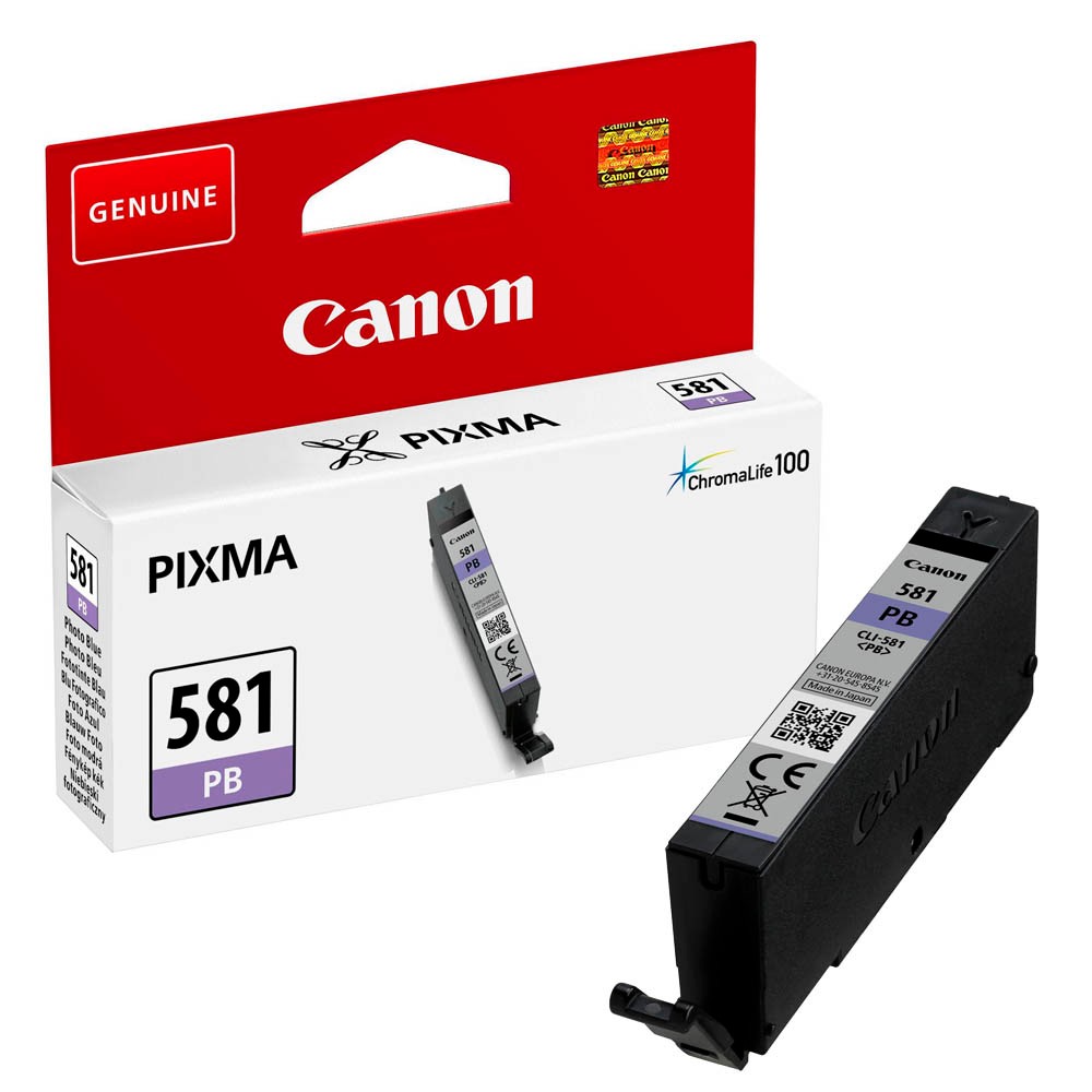 Bubprint Druckerpatrone kompatibel für Canon CLI-581 XL Foto Blau