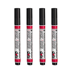 4250073705548 - Boardmarker 100110259538512 Pack 4x schwarz 15-3mm Rundspitze 4250073705548 4 Stück